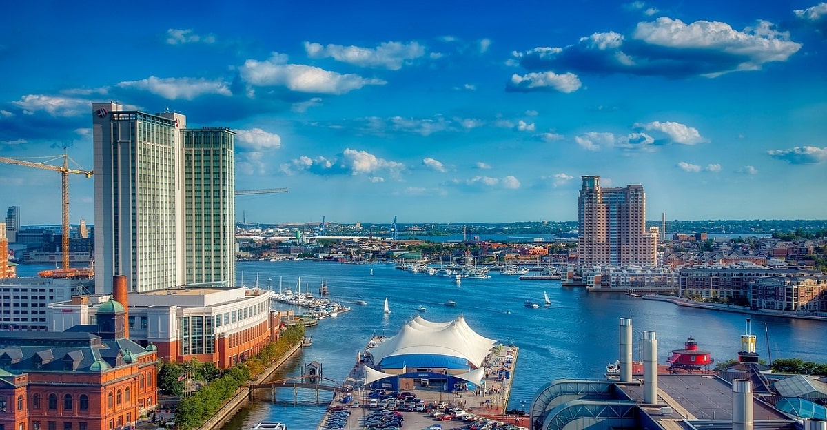 Baltimore Harbor in Maryland