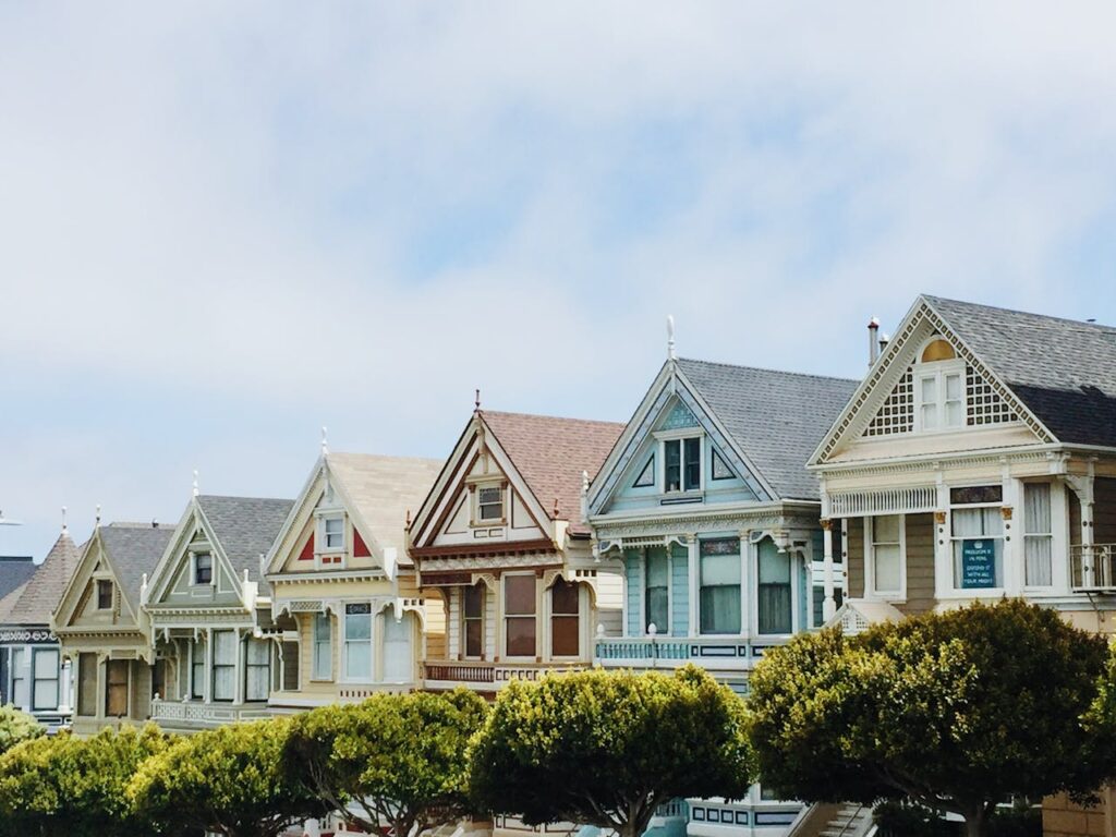 Colorful houses in San Francisco, for inspiration