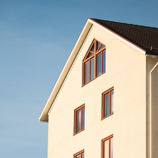 Side of house with windows